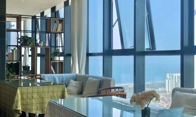 Fushan Apartment | Cozy Yantai Tianma Argyle Suites with Ocean Views & Pool