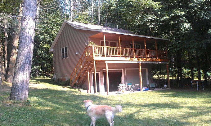 Lake Nebagamon Cottage | Pet-Friendly Lake Home with HDTV, WIFI & Fishing Boat Access