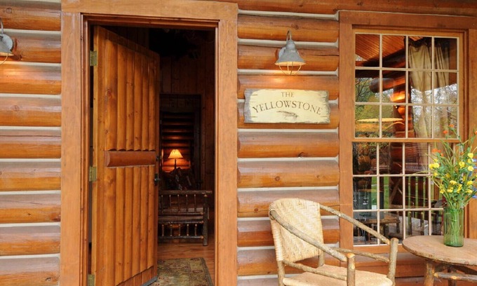 Ennis Cabin | Perfect Yellowstone Log Cabin with Outdoor Pool & Family-Friendly