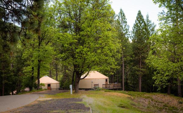 Harden Flat Resort | Pet-Friendly Yosemite Lakes Hillside Yurt with Pool Access
