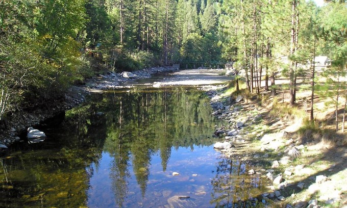 Harden Flat Resort | Accessible Cabin 46 in Yosemite: Pet-Friendly & Pool Access