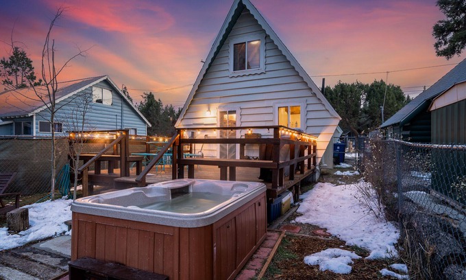 Big Bear City Cabin | Charming Getaway at Cozy Rozy AFrame with Lake Views
