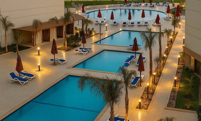 Al-Manasrah Ski Chalet | Visit Porto Said Tourist Resort: Family-Friendly Retreat