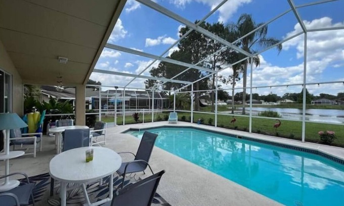 Boyette Springs House | Discover Your Florida Oasis with Private Pool & Lake Views