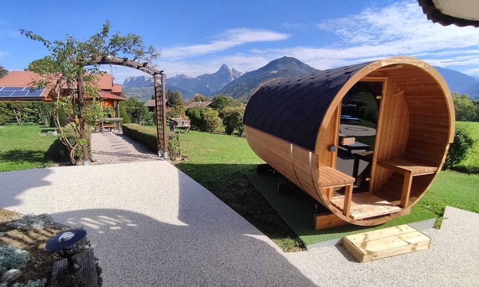 Vinzier Apartment | Experience Your Ideal Alps Vacation Rental with Spa & Breakfast