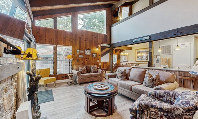 South Lake Tahoe House | Beachside Escape: Steps to Private Lakefront Paradise