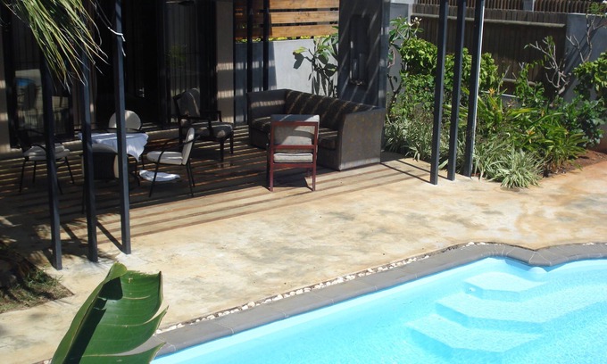 Pereybere Villa | Tropical Villa Retreat with Private Pool and Garden Oasis