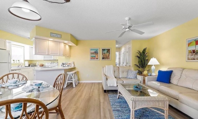 Cherry Grove Beach Condo | Beach Bliss: Your Private Oasis with Ocean Views & Pool