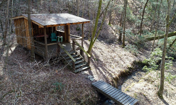 Mineral Bluff RV Rental | Idyllic Toccoa River Cove: Private Campsite Retreat
