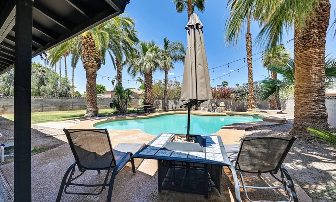 Yuma Cottage | Yuma Vacation Retreat with Private Pool and Relaxing Patio