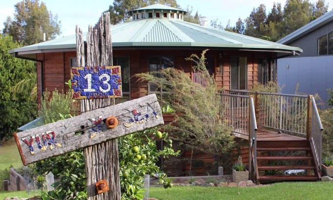 Moruya Heads House | Oceanfront Yurt by Sea: Rated 9.6, Pool & Breakfast Included