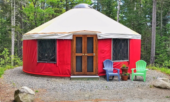 Southwest Harbor Cottage | Yurt Glamping Retreat Near Acadia National Park's Beauty