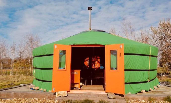 Valthe Other | Cozy Yurt in Voedselbos Valthe with Pool Access