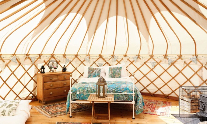 Lanteglos Cabin | Unique Yurts Experience at Tremeer Farm in Cornwall