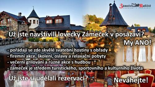 Poddubi Hotel | Pet-Friendly Zámeček Kaliště with Oceanfront Pool Access
