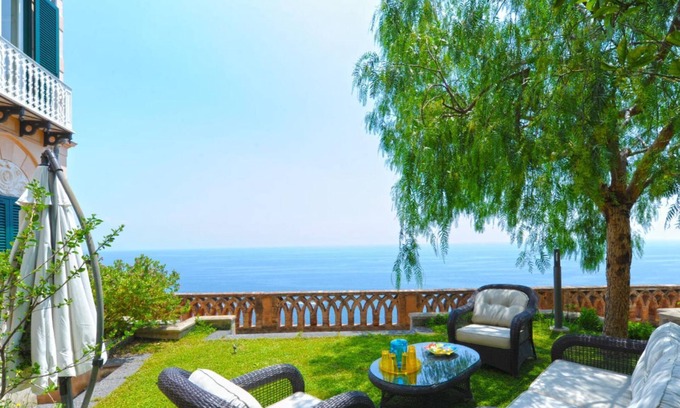 Pogerola Apartment | Experience Zaffiro: Oceanfront Apartment with Private Garden