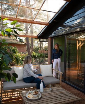 Rheezerveen House | Relaxing ZEN-Bungalow NO 1 with Sauna and Hot Tub
