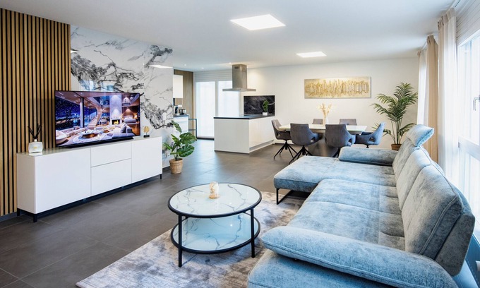Kornwestheim Apartment | Prime Location Luxury Apartment with Spa and Pool Access