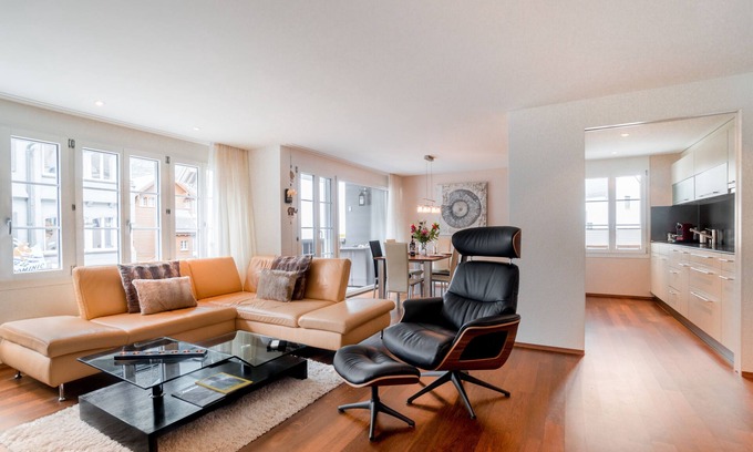 Andermatt Apartment | Discover Comfort at Zentrum Apartment with Spa & Hot Tub