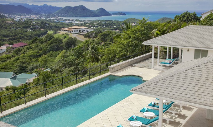 Bois d'Orange Villa | Zephyr Hill Villa: Breathtaking Views and Private Pool