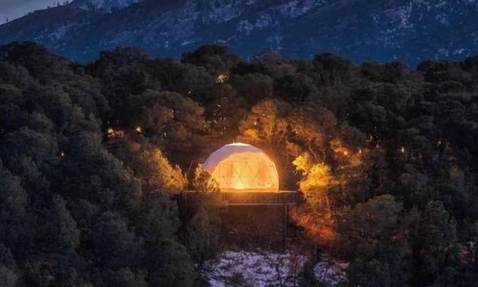 Nogal RV Rental | Top-Rated Zia Geo Dome Glamping at El Mistico Ranch