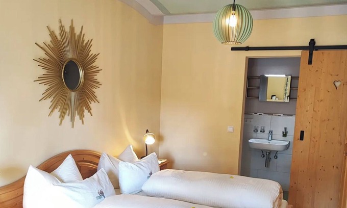 Hoslwang Apartment | Zimmer Sonnentor, Südseite mit Balkon, 1. Etage, 19 qm
