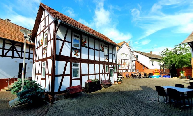 Heringen House | Discover Zur Krone - Pet-Friendly Retreat with Dining