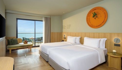 Executive Twin Room, Balcony, Ocean View (Garden Wing)