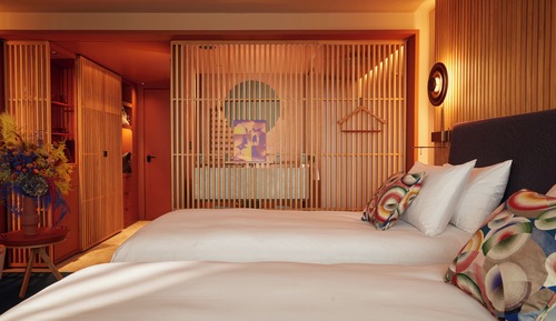 Room, 2 Bedrooms, Courtyard View (Together)