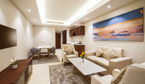 Suite, Multiple Beds, Non Smoking, City View (Living Room;Presidential)