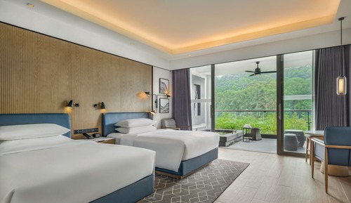 Room, 2 Double Beds, Terrace
