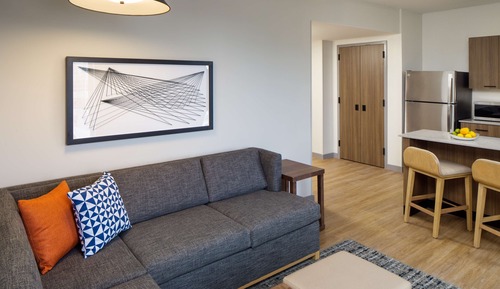 Suite, 1 King Bed with Sofa bed, Accessible (Roll-In Shower)