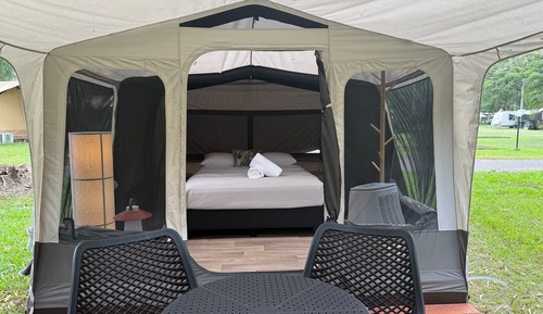 Tent, Shared Bathroom