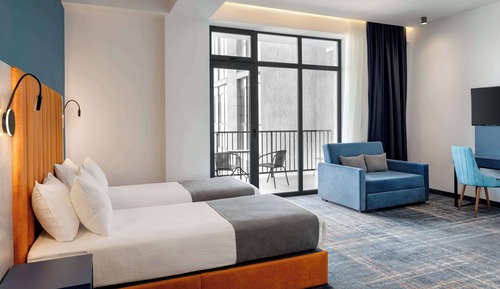 Deluxe Room, Multiple Beds, Non Smoking, Sea View