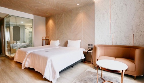 Studio, 2 Twin Beds, Mountain View