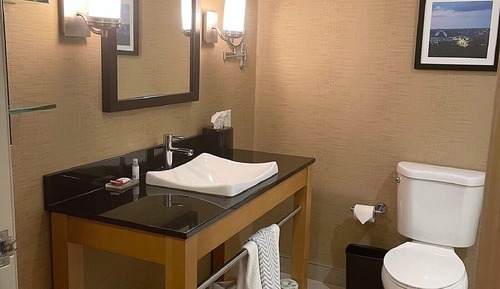 Suite, 1 King Bed, Non Smoking (Mobility/Hearing, Tub w/ Grab Bars)