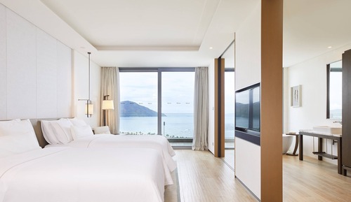 Room, 2 Double Beds, Balcony, Ocean View