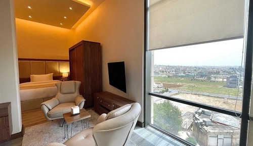 Panoramic Single Room, 1 Queen Bed, Non Smoking, City View