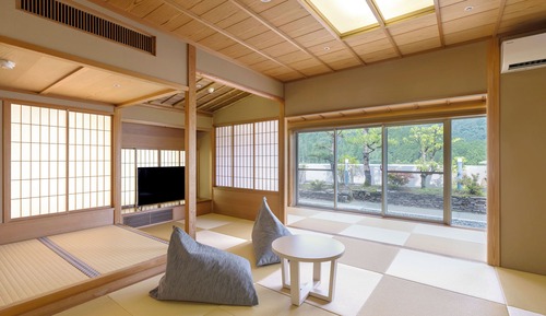 Suite Japanese-Western-Style-Room with 12+8 Tatami mats - Indoor Bath - Non-Smoking