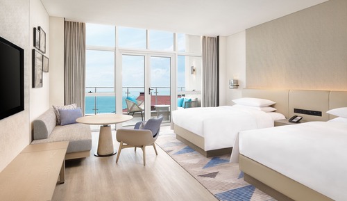 Room, 2 Double Beds, Ocean View