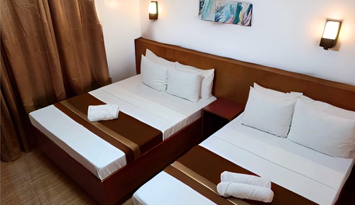 Standard Room, 2 Double Beds, Non Smoking, Ground Floor