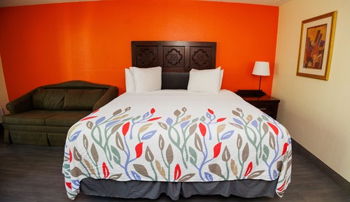 Standard Queen Bed with a Sofa Bed