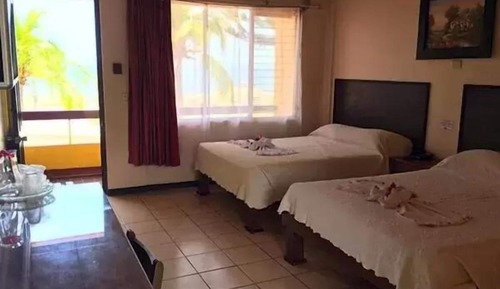Economy Room, 2 Double Beds, Ocean View