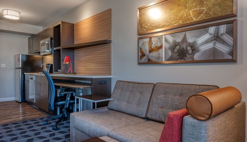 Studio, 1 King Bed with Sofa bed (Mobility/Hearing Access, Roll-In Shwr)
