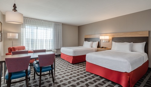 Studio, 2 Queen Beds (Hearing Accessible)