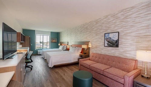 Studio, 2 Queen Beds, Accessible (Mobility & Hearing, Roll-in Shower)