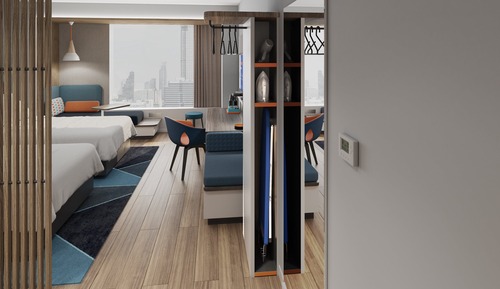 Standard Room, 2 Twin Beds (High Floor)