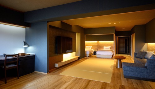 (BEKKAN) Japanese Western Room with Open-Air Bath & Premium Kaiseki Dinner, Non Smoking