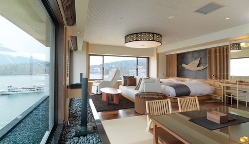 (BEKKAN) Panoramic View Corner Room with Onsen Bath & Premium Kaiseki Dinner, Non Smoking