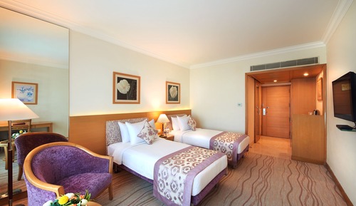 Business Twin Room, 2 Bedrooms, City View